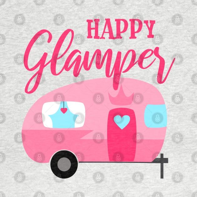 Happy Glamper by Megan Noble